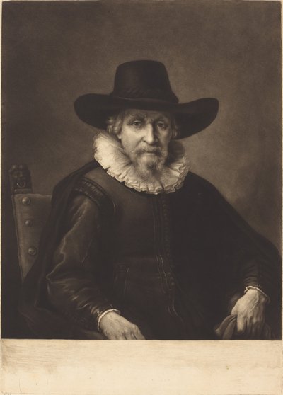 Borgmesteren af Richard Houston after Rembrandt van Rijn