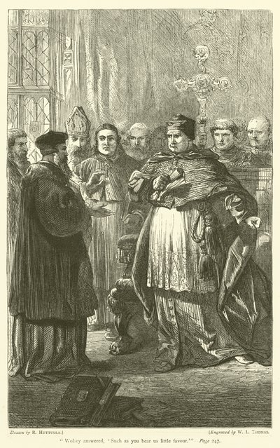Wolsey svarede: "Sådan som du ikke er os til stor fordel. af Richard Huttula