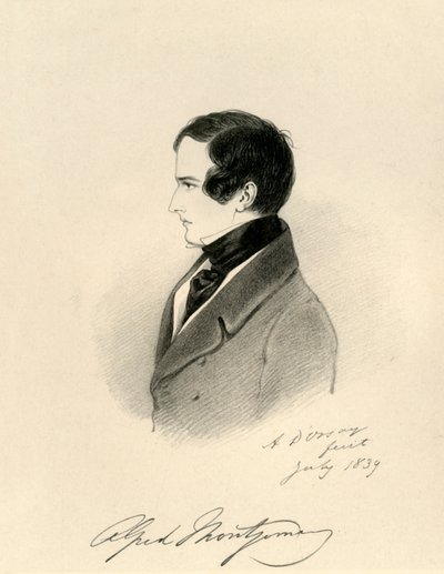 Alfred Montgomery, 1839. af Richard James Lane
