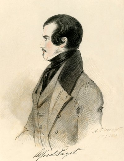 Alfred Paget, 1840. af Richard James Lane