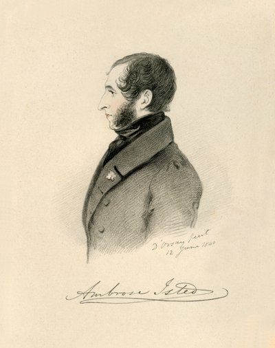 Ambrosius Isted, 1840. af Richard James Lane