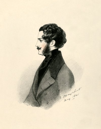 Edmund St John Mildmay, 1841. af Richard James Lane