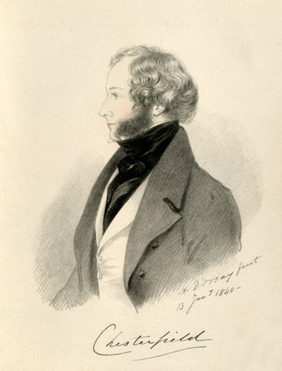 Jarlen af Chesterfield, 1840. af Richard James Lane