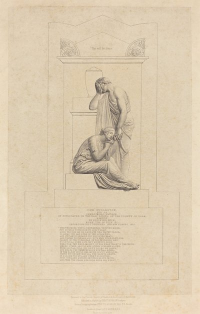 Monument til John Hudleston af Richard James Lane after John Flaxman