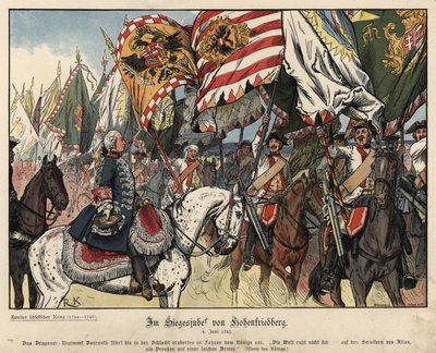 Fejring af sejren i slaget ved Hohenfriedberg af Richard Knoetel