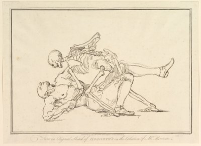 Fra en original skitse af William Hogarths i Mr. Morrisons samling, 1. marts 1782. af Richard Livesay