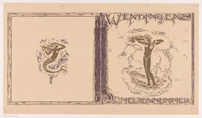 Omslagsdesign for: Wendingen, Skalnummer, 1923 af Richard Nicolaüs Roland Holst