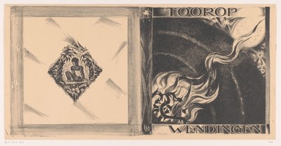 Omslagsdesign til: Wendingen, Toorop nummer, 1928 af Richard Nicolaüs Roland Holst