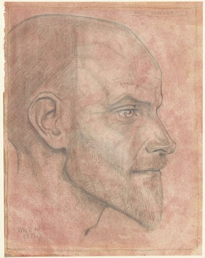 Portræt af Jack. Jongert, fra siden af Richard Nicolaüs Roland Holst
