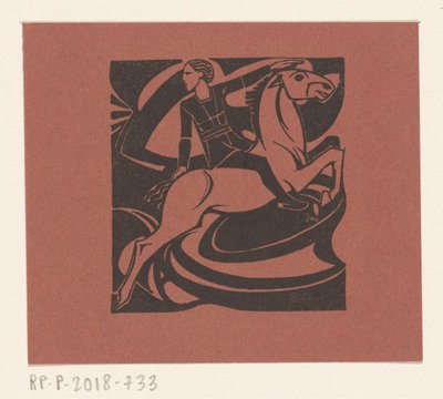 Rytter på en springhest af Richard Nicolaüs Roland Holst