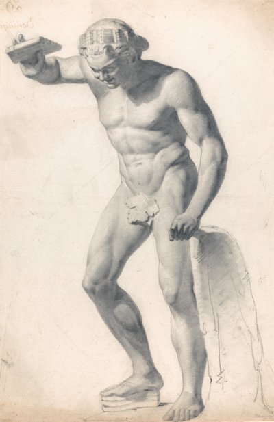 En faun med rør af Richard Parkes Bonington
