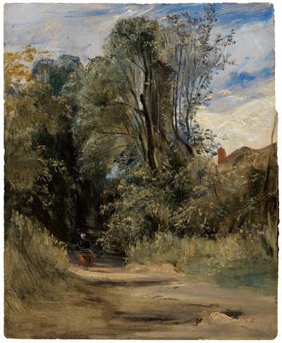 En skovvej af Richard Parkes Bonington