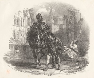 De hængte af Richard Parkes Bonington