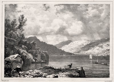 Loch Lomond, 1826. af Richard Parkes Bonington