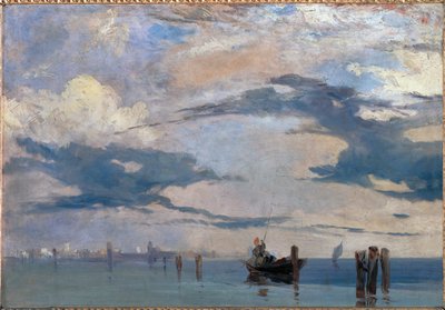 Lagunen i Venedig af Richard Parkes Bonington