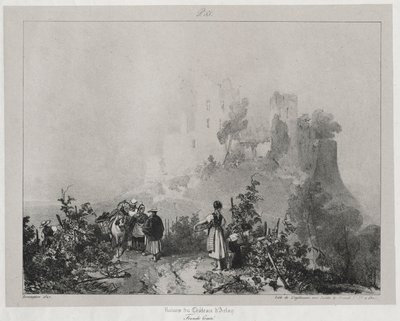 Maleriske og romantiske rejser i det gamle Frankrig, Franche-Comté..., 1825. af Richard Parkes Bonington