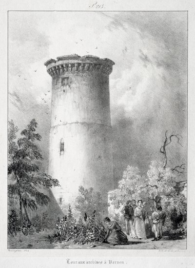 Maleriske og romantiske rejser i det gamle Frankrig, Normandiet..., 1824. af Richard Parkes Bonington