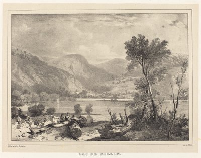 Killin søen af Richard Parkes Bonington after Francois Alexandre Pernot