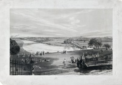 Avenham  Miller Park, ca. 1870 (tonet litografi på papir) af Richard Parminter Cuff