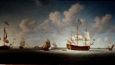 Marinemaling af Richard Paton