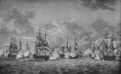 Slaget ved Cap-Français, c1760 af Richard Paton