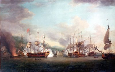 Indtagelsen af Port Louis (Haiti) den 8. marts af Richard Paton