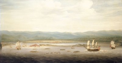 Udsigt over Port Royal, Jamaica, ca. 1758 (olie på lærred) af Richard Paton