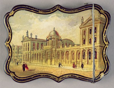 Victoriansk kortetui, med en scene af Queen