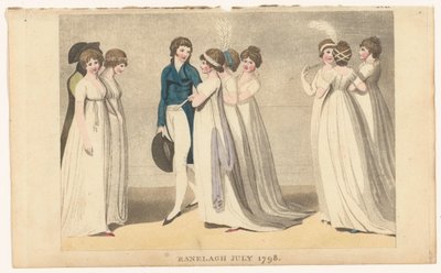 Magazine of Female Fashions of London and Paris: Ranelagh juli 1798 af Richard Phillips
