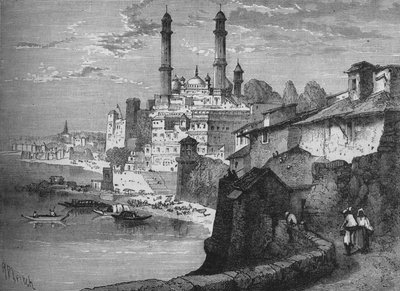 Benares, c1880 af Richard Principal Leitch