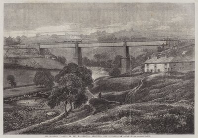 Mottram Viaduct på Manchester, Sheffield og Lincolnshire Railway af Richard Principal Leitch