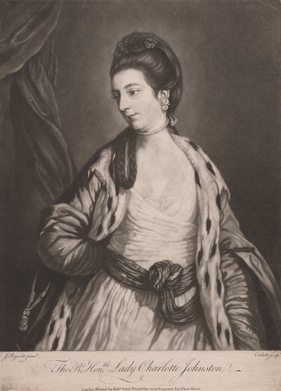 Den rigtige ærede Lady Charlotte Johnston af Richard Purcell