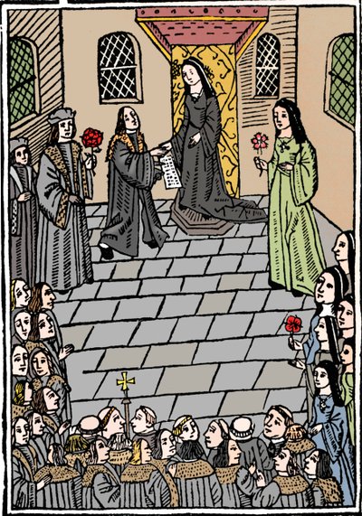 Ægteskabstraktat mellem Charles V og prinsesse Mary Tudor, c1508 af Richard Pynson