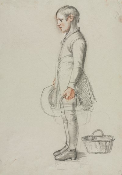 Studie for Country Cousins, ca. 1847-1848. af Richard Redgrave