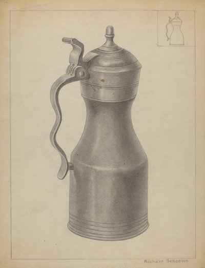 Tin Tankard af Richard Schoene