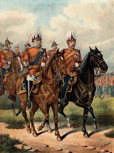 George William Frederick Charles, 2. hertug af Cambridge, britisk soldat, c1885 af Richard Simkin