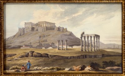 Templet for den olympiske Zeus og Akropolis af Richard Temple