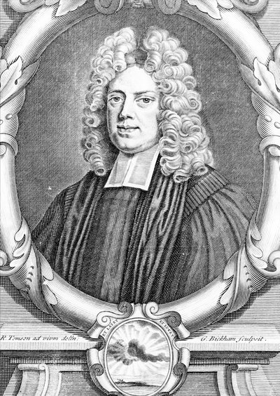 Henry Sacheverell, graveret af George Bickham den Ældre af Richard Tompson