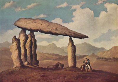 Megalitisk grav ved Pentre Ifan, Pembrokeshire, 1835, 1946 af Richard Tongue