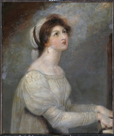 Lady Hamilton som Sankt Cecilia af Richard Westall