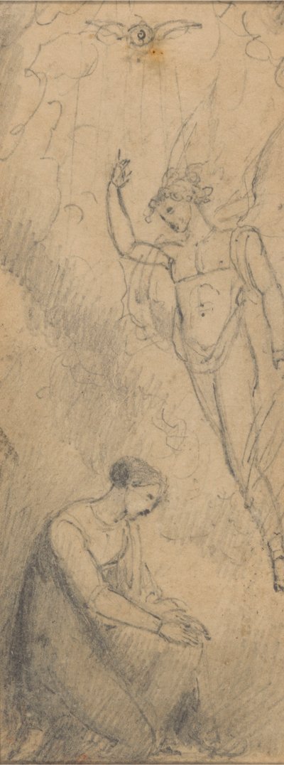 Bebudelsen (Luk 1:26) af Richard Westall