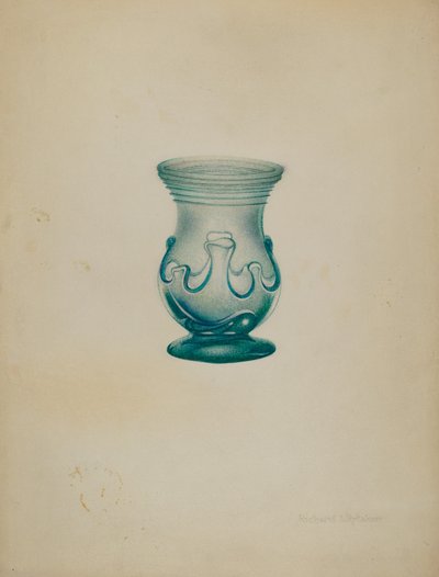 Glas vase af Richard Whitaker