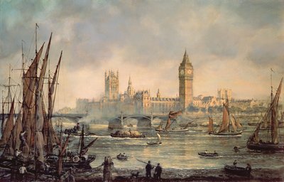 Houses of Parliament og Westminster Bridge af Richard Willis