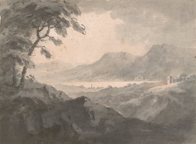 Mere i bjergene af Richard Wilson (attributed to)
