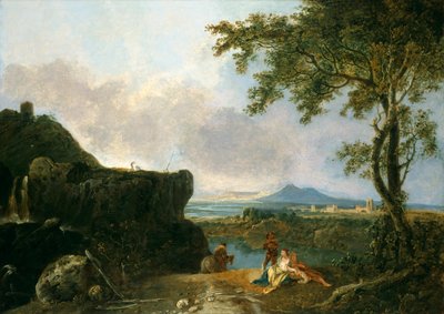 En hvid munk, 1733-1782 af Richard Wilson