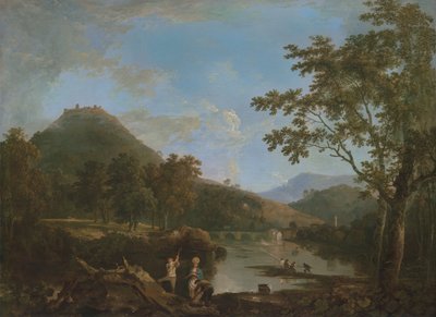 Dinas Bran fra Llangollen af Richard Wilson