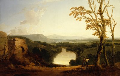 Landskab med floddal af Richard Wilson