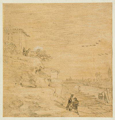 Am Ufer des Tiber af Richard Wilson