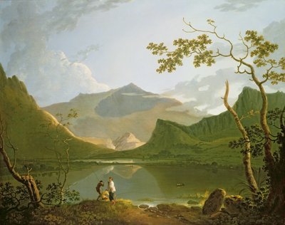Snowdon (olie på lærred) af Richard Wilson