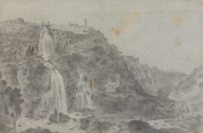 Vandfaldet i Tivoli af Richard Wilson